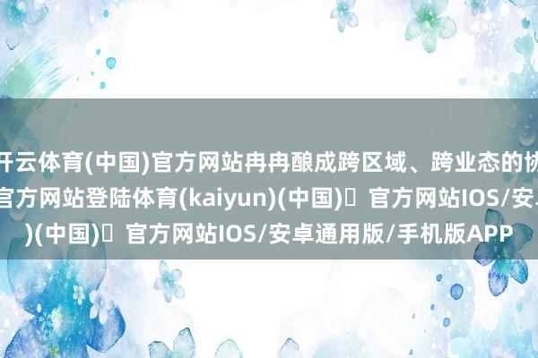 开云体育(中国)官方网站冉冉酿成跨区域、跨业态的协同生态-开yun体育官方网站登陆体育(kaiyun)(中国)❥官方网站IOS/安卓通用版/手机版APP