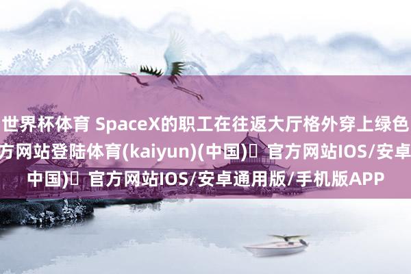 世界杯体育 SpaceX的职工在往返大厅格外穿上绿色契约-开yun体育官方网站登陆体育(kaiyun)(中国)❥官方网站IOS/安卓通用版/手机版APP
