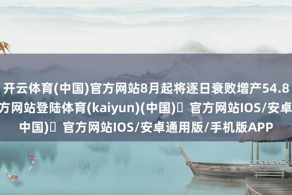 开云体育(中国)官方网站8月起将逐日衰败增产54.8万桶-开yun体育官方网站登陆体育(kaiyun)(中国)❥官方网站IOS/安卓通用版/手机版APP